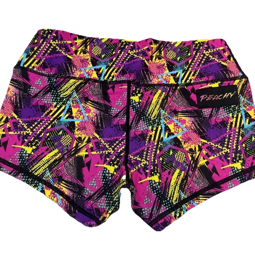 Peachy Brand Booty Short Size XS Retro Look